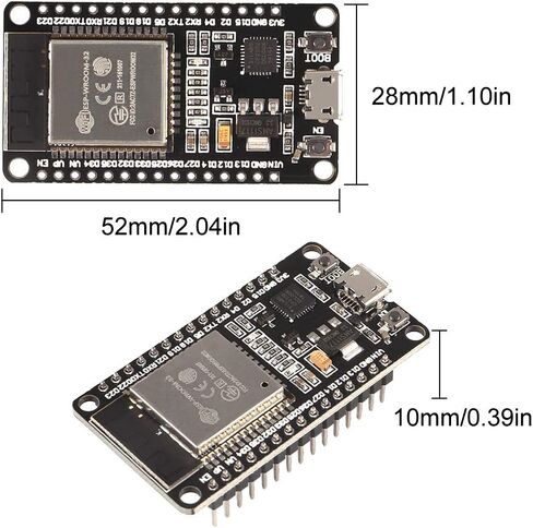 5 قطعة ESP32 ESP-32S WiFi مجلس التنمية المفكك NodeMCU-32S معالج متحكم متكامل رقاقة CP2102 متوافق مع IDE in Kuwait