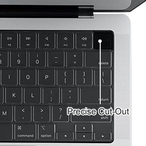BlueSwan Keyboard Cover for 2021 2022 2023 M1/M2/M3 Pro/Max MacBook Pro 14/16 A2442 A2485 A2779 A2780, M2 MacBook Air 15/13 A2941 A2681, US Layout, Keyboard Protector Accessories in Kuwait