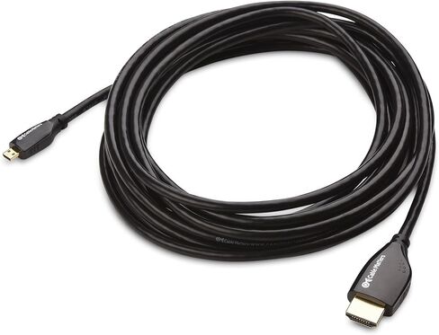 Cable Matters High-Speed 4K Micro HDMI to HDMI Cable 25ft (4K HDMI to Micro HDMI/HDMI Micro to HDMI Cable) - Ideal for Tablet, Notebook, Camera, Raspberry Pi 4 and Raspberry Pi 5, 25 Feet in Saudi Arabia