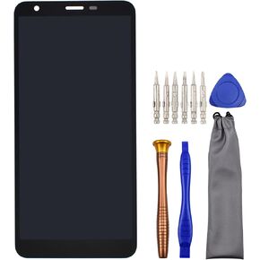 Replacement Screen LCD Display Touch Digitizer Assembly for LG K30 (2019) LM-X320EMW 5.45" Black LMX320EMW LMX320ZMW LM-X320ZMW with Tool Kit