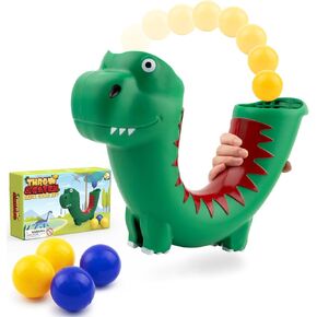 Aywewii Skill Game Toy with 4 Juggling Balls - Gifts for Kids Teens Indoor Outdoor Games Party Game Dinosaur Toys, Fun Stuff, Gift Ideas, Stocking Stuffers for Kids Develops Motor and Juggling Skills