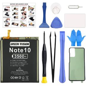 GREEN FUSION Compatible with Galaxy Note 10 Battery Replacement, EB-BN970ABU Battery for Samsung Galaxy Note 10 N970U/U1/F/W/N with Installation Instruction & Repair Toolkit