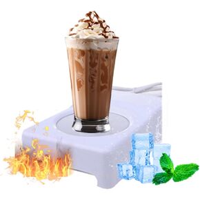 Instant Beverage Chiller,USB Tea Warmer Beverage Warmer Cooler 10°C to 45°C Versatile Mug Warmer Cooler,Instant Beverage Cooler for Home Car Office