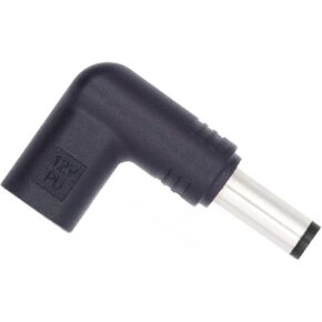 xiwai USB 3.1 Type C USB-C Female to DC 12V 3.5x1.3mm Plug Adapter PD Emulator Trigger 90 Degree Angled