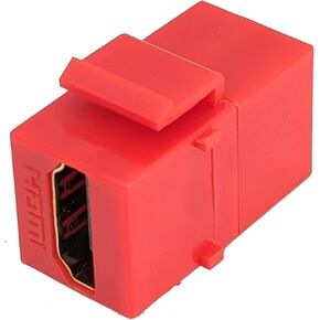 HDMI Keystone Jack Couplers -Red 1 Unit
