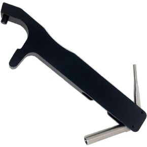 Glock Tool Kit, Magazine Disassembly Tool Mag Plate Removal Tool Front Sight Installation Hex Tool Pin Punch for Glock 17 19 26 27 43 Accessories