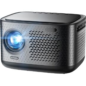 ULTIMEA Projector with WiFi 6 and Bluetooth 5.3, Projector 4K Decoding with Dolby Audio, 700 ANSI Netflix-Certified Smart Projector, Native 1080P, Auto Screen Adaptation & Object Avoidance, Apollo P50