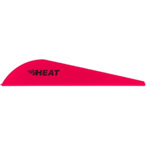 Heat Vane, Low Profile Hunting Vane, 2.5" 100pk, Hot Pink