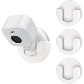 3 عبوات من حامل التثبيت على الحائط بدون ثقب لجهاز Blink Mini/Mini 2 /Blink Outdoor (الجيل الثالث) /Blink Outdoor 4 (الجيل الرابع)، دعامة تثبيت كاميرا لاصقة قوية، بدون براغي، سهلة التركيب (أبيض) in Kuwait