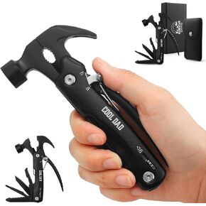 Gifts for Men, Stocking Stuffers for Men Hammer Multitool, Christmas Gifts for Men Dad Him Husband Grandpa, Unique Gifts for Men Who Have Everything, Cool Gadgets for Men (Awesome Dad)