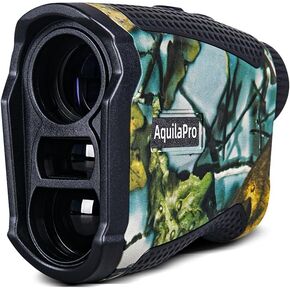 Hunting Range Finder, Type-C Recharging, 1300 Yd, Camo Pattern, 6X Magnification, Distance/Angle/Speed/Scan Multi Functional Waterproof Laser Range Finder with Case