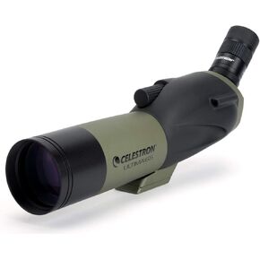 Celestron – Ultima 100 Angled Spotting Scope – 22-66x Zoom Eyepiece – Multi-Coated Optics for Bird Watching, Wildlife, Scenery and Hunting – Waterproof & Fogproof– Includes Soft Carrying Case