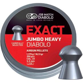 JSB Diabolo Exact Jumbo Heavy .22 Cal, 18.13 gr.- 250 Ct.