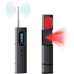 NuBits Hidden Camera Detectors,Spy Camera Finder,Portable Hidden Bug and Camera Detector,5 Levels Sensitivity 5 Modes,Wireless Rechargeable for Home,Car,Office,Hotel,Travel