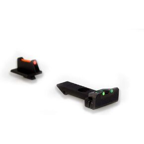 Williams Fiber Optic Green Adjustable Rear & Fixed Front Sight Set (70958), Multicolor, Fits Ruger GP-100 and Other Ruger Revolvers