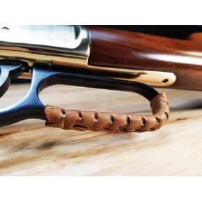Handcrafted Leather Lever Wrap for Lever Action Rifles and Shotguns