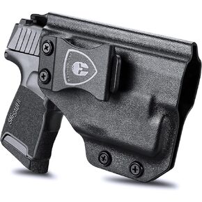 Sig P365 w/TLR-6 Holster, IWB Kydex Holsters Compatible with: Sig Sauer P365 / P365 SAS / P365XL TLR6 Pistol, Inside Waistband Concealed Carry Holster, Adj. Cant & Posi-Click Retention, No Scratch