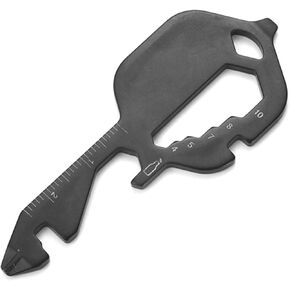 13 Tools In 1 Bottle Opener Keychain Stainless Steel Multitool Mini Key Shaped Pocket EDC Utility Tool Key chain Accessories For Men And Women