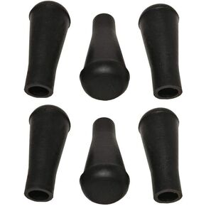GPP 12pcs Safety Soft Rubber Blunt Broadheads 5/16" Arrow Tips Archery Practice Internal Dia 8mm