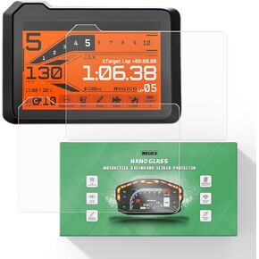 Motorcycle Accessories Nano Glass Dashboard Screen Protector Kit for KTM 890 SMT / 790 890 Adventure R/Rally 2023-2025 / Husqvarna Norden 901 2022-2024 (2 x Anti Glare)