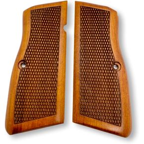 for Browning Hi Power Wood Grips, Browning Hi-Power Wood Grip, HP 14 Grips, Browning hi Power Cachas - Empuñadura, Pistol Grip (Classic Nutmeg)
