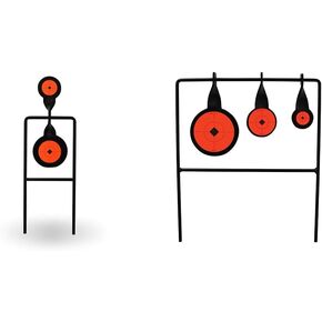 BIRCHWOOD CASEY World of Targets Easy-to-Use Durable Steel Spinner Target with High Visibility Target Spots for Maintenance-Free Rifle/Handgun Shooting