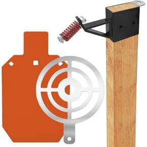 AR500 Steel Target for Shooting with Target Stand,1/2" Thick Gong Silhouette Metal Target,Shooting Targets for The Range
