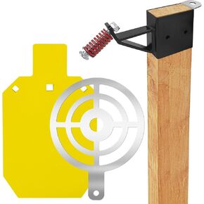 AR500 Steel Target for Shooting with Target Stand,1/2" Thick Gong Silhouette Metal Target,Shooting Targets for The Range