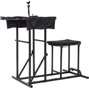 Goplus Folding Shooting Bench with Adjustable Height Adjustable Table
