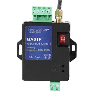 SMS Alarm GA01P GSM Alarm System Mini Smart Remote Power Failure Alert with SMS Call Alarm Security Power Failure Alarm Connect with Magnetic Switch Infrared Sensor