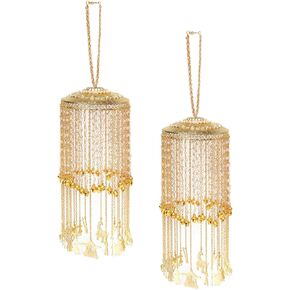 Abhika Creations Pink Glass Stones Baraat Kaleere Handmade Indian Bridal Jewelry Traditional Bridal Punjabi Wedding Bride Kaleere Designer Pair Of 2 Baraat Charms Kaleere