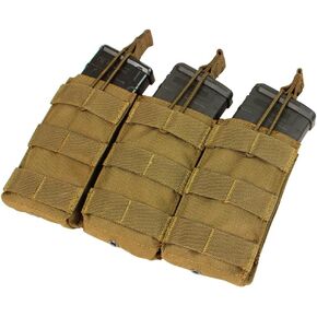 Condor Elite MA27-498 Triple M4/M16 Open-Top Mag Pouch Coyote Brown