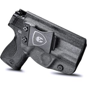 M&P Shield 2.0 9mm Holster, IWB Kydex Holster Fit for Smith & Wesson M&P Shield M2.0 / M1.0 9mm/.40 3.1" Barrel Micro-Compact Pistol, Inside Waistband Concealed Carry Holster, Adj. Cant & Retention
