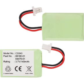 Replacement Battery CS540 Compatible with Plantronics CS540 C054 CS540A Wireless Headset 86180-01 84479-01