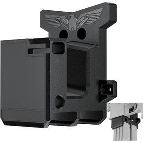 AR-10 Wall Mount with Double Mag Holder, 308/7.62 AR Wall Mount, Rifle Wall Holder Withstand 350Lbs of Tension