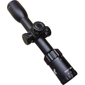 Xgazer Optics Point View 4-12x40 Rifle Scope, Fast Focus Eyepiece & Accurate W/E Adjustment, Compact Lightweight & Short, Lockable W/E Turrets, 1-Piece Tube, Side Parallax Adjustment, Duplex Reticle