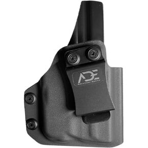 ADE Right Hand Holster for Smith Wesson M&P Shield/SW MP Shield M2.0 with Optic Cut Compatible with Shield RMS,Holosun 508T/507C,Venom Red dot-with Flashlight/Laser Space for Streamlight TLR6 - IWB