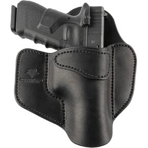 Comfort Carry Leather OWB Holster | Made in USA | Fits Glock 17 19 22 23 26 32 33 43 45 | Taurus G2 G3C GX4 | Sig P365 | Fits 1911s | Shield & Sheld EZ | Springfield Hellcat | Ruger Security 9 & More!