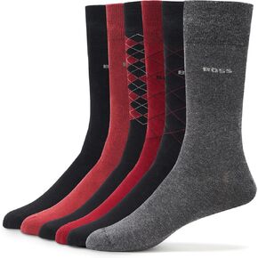 BOSS Men's Six Pack Regular Length Dress Sock Gift Set