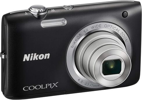 كاميرا Nikon Coolpix S2800 20.1MP Point and Shoot الرقمية مع تكبير بصري 5X (أسود) (متجدد) in Saudi Arabia