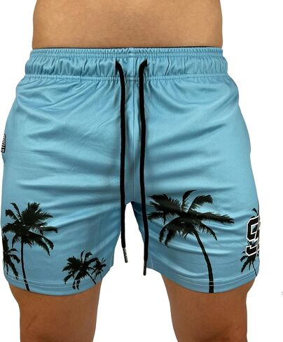 Mesh Shorts - Perfect for Basketball or Gym - Athletic Double-Layer Mesh Shorts - Fitness & Casual Style in Kuwait