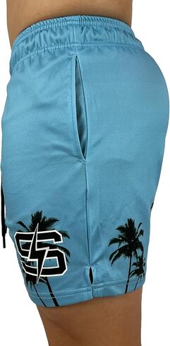 Mesh Shorts - Perfect for Basketball or Gym - Athletic Double-Layer Mesh Shorts - Fitness & Casual Style in Kuwait