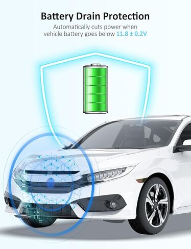 NexiGo Dash Cam Hardwire Kit مع مجموعة الصمامات لـ D90 (الجيل 3)، طقم أسلاك 11.48FT لكاميرا Dash Cam مع منفذ من النوع C، حماية الجهد المنخفض، مراقبة 24 ساعة، 12 فولت - 24 فولت إلى 5 فولت / 3 أمبير in Kuwait