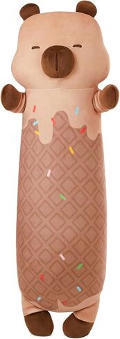 MINISO Long Cat Plush Pillow Kitten Body Pillow Stuffed Animals Soft Throw Sleeping Pillow Kawaii Cuddle Cartoon Stuffed Plush Toy for Kids Boys Girls, 28" in Kuwait