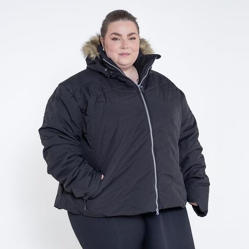 Snow Country Outerwear Womens Plus Size 1X-6X Vail Down Alternative Winter Ski Snow Jacket Coat in Kuwait