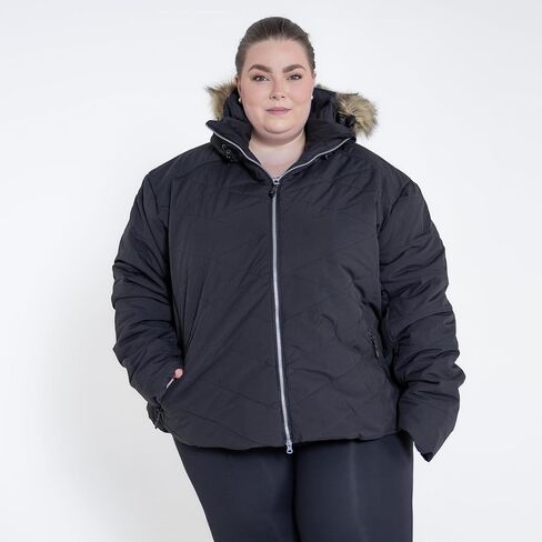 Snow Country Outerwear Womens Plus Size 1X-6X Vail Down Alternative Winter Ski Snow Jacket Coat in Kuwait