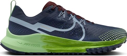 NIKE Men's React Pegasus Trail 4 Low, Deep Jungle Night Maroon Khaki, 11 UK, 12 in Saudi Arabia