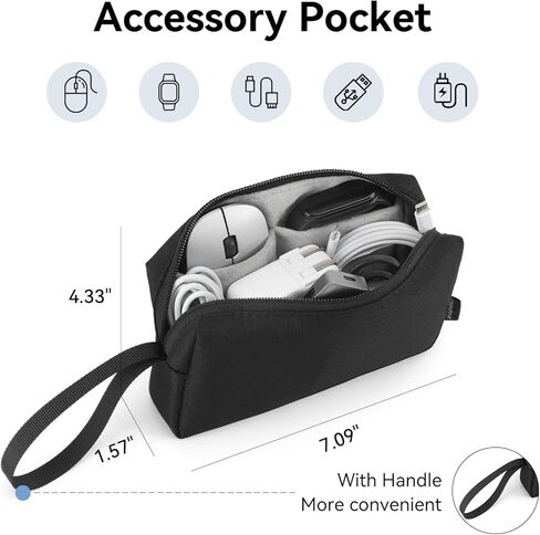 Omnpak Laptop Sleeve Case for 13 inch MacBook Air M3 M2 M1,360° Protective Laptop Carrying Bag with Handle and Accessory Pocket,Water-Resistant for MacBook Pro 13-14 inch in Saudi Arabia
