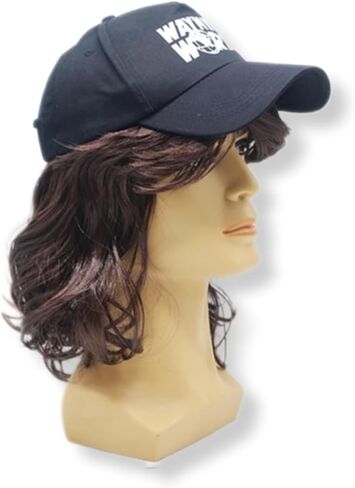 ThatsRad 80's 90's Halloween Costume Hat Wig Glasses Adult Kids Baby Wayne's World (Adult Hat) in Kuwait