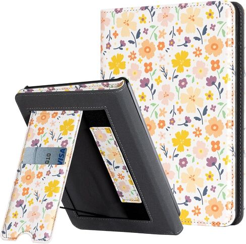 CoBak Case for Kindle Paperwhite - All New PU Leather Cover with Auto Sleep Wake, Hand Strap, Card Slot for Kindle Paperwhite Signature Edition and Kindle Paperwhite 11th Generation 2021 Released in Saudi Arabia